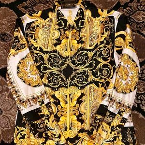Versace silk shirt size 41